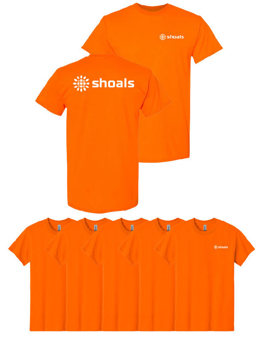  Paquete de camisetas de manga corta naranja (5 camisetas)