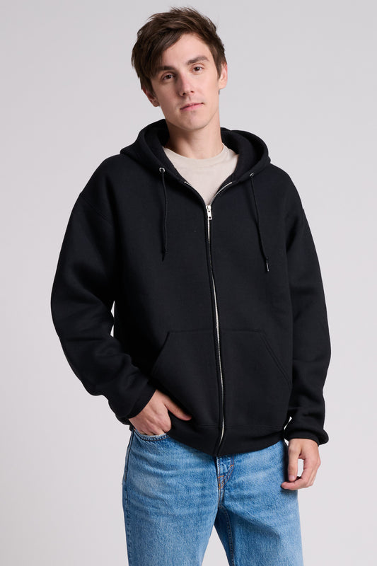 Jerzees Rugged Unisex Full-Zip Hooded Sweatshirt Z12M