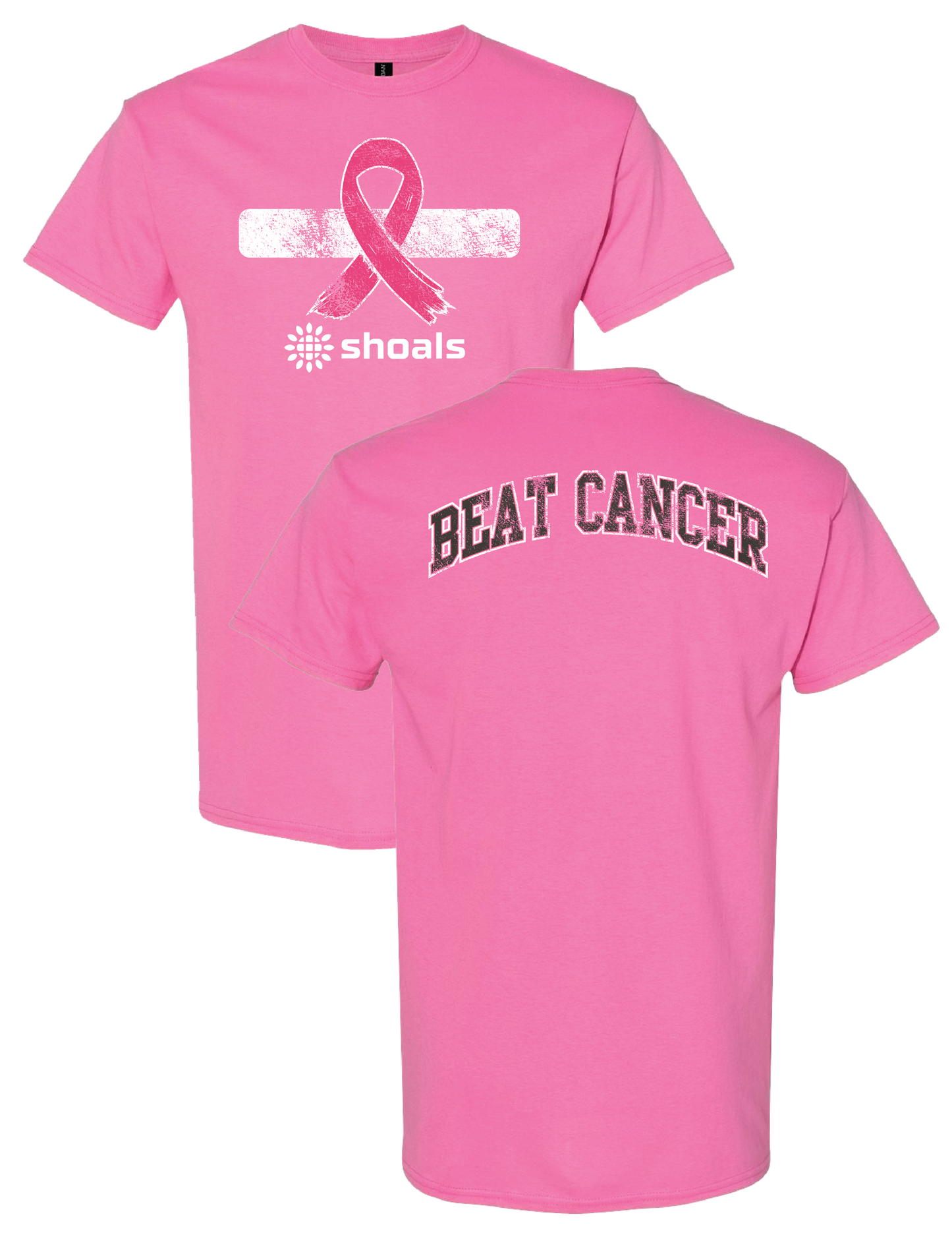 Shoals MSABC Beat Cancer Pink T-Shirt
