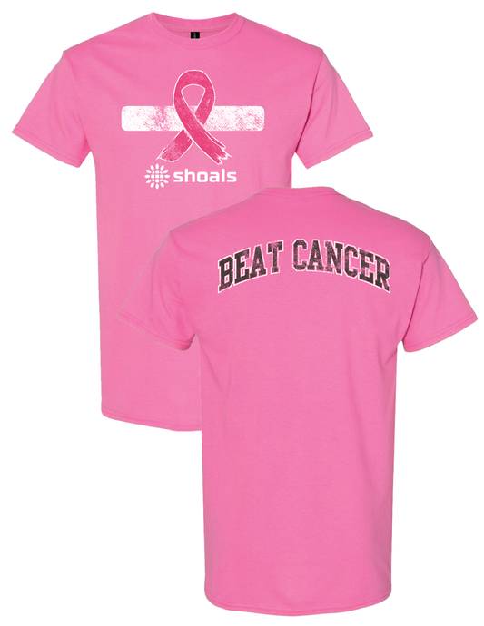 Shoals MSABC Beat Cancer Pink T-Shirt