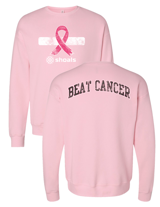 Shoals MSABC Beat Cancer Light Pink Crew